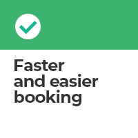 Faster and easier booking