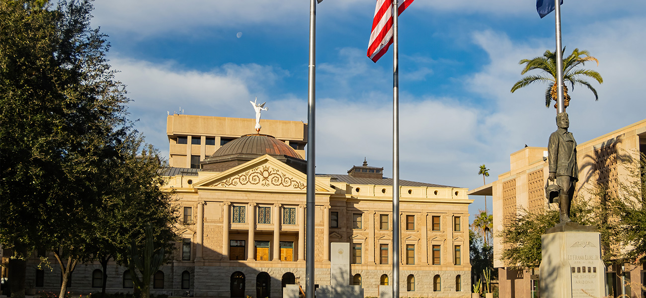 Arizona State Capitol Museum exterior.