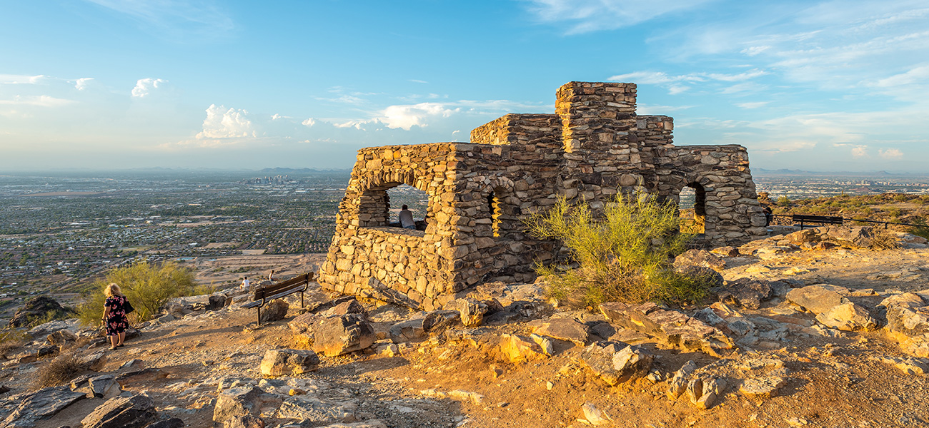 Dobbins Lookout at South Mountain Park.